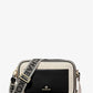 Maeve Large Canvas and Smooth Crossbody Bag