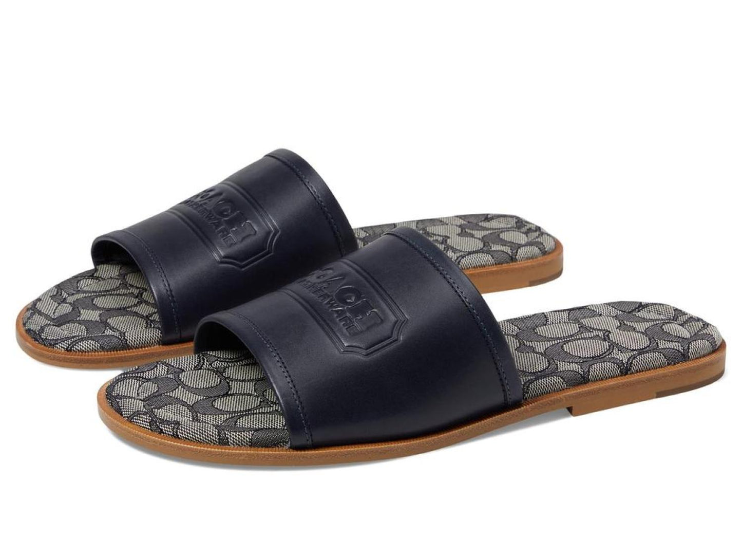Logo Leather Sandal