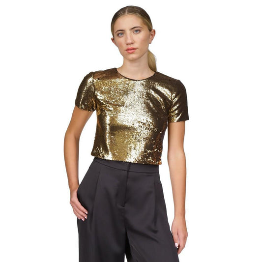 Women's Sequined Crewneck T-Shirt