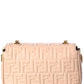 FENDI Baguette Midi FF Leather Shoulder Bag