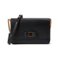 Morgan Bow Embellished Saffiano Leather Flap Chain Wallet