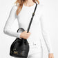 Reed Medium Pebbled Leather Bucket Bag