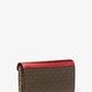 Jet Set Travel Small Signature Logo Clutch Crossbody Bag