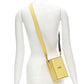 FENDI Vertical Box signature yellow black crossbody structured bag