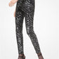 Tiger Sequined Tulle Cigarette Pants