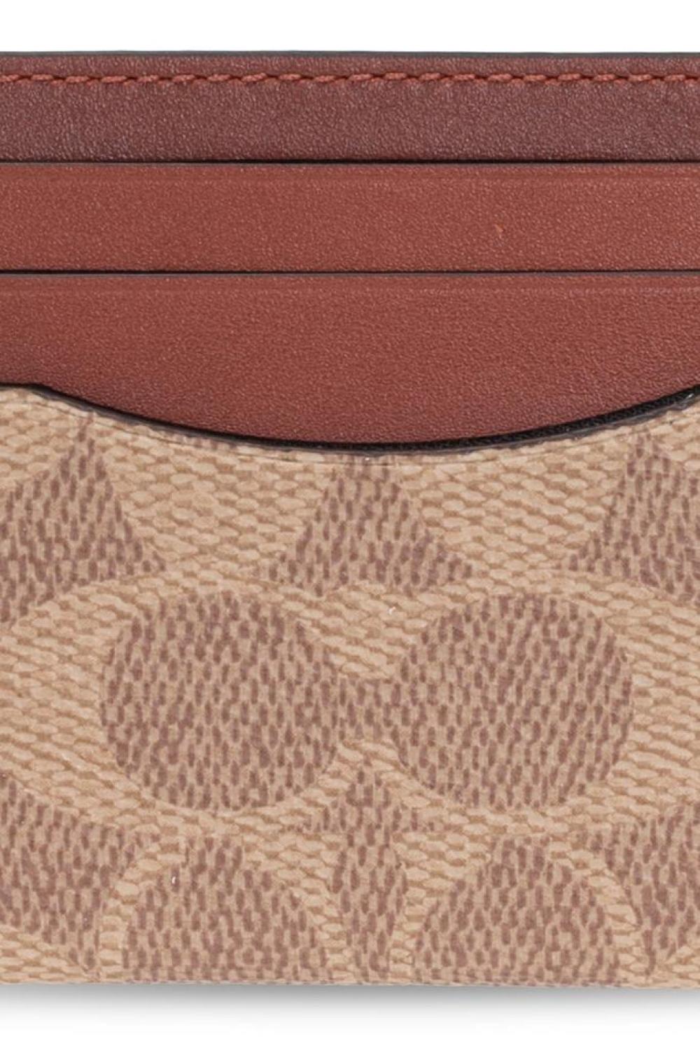 Coach Monogram Colour-Block Card Case
