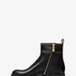Padma Logo and Leather Ankle Boot