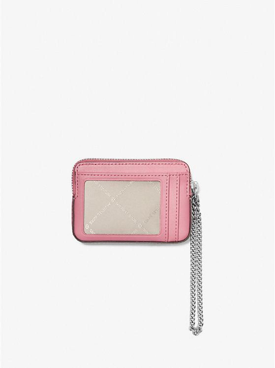 Medium Logo Embossed Chain Card Case