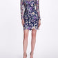 Illusion Floral Mini Dress