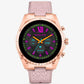 Gen 6 Bradshaw Rose Gold-Tone and Logo Silicone Smartwatch