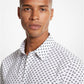 Stretch Cotton Logo Shirt