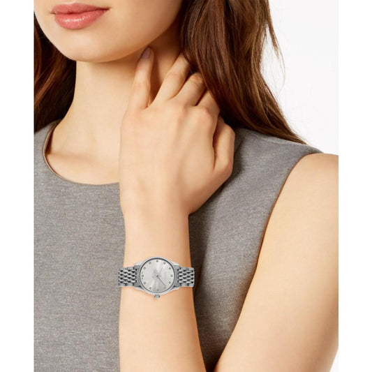 Women's Swiss G-Timeless Stainless Steel Slim Bracelet Watch 29mm