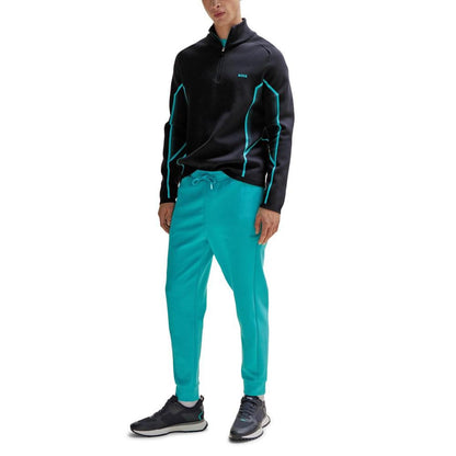 Men's Degrade Jacquard Zip-Neck Regular-Fit Sweater