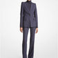 Georgina Wool Blend Twill Blazer