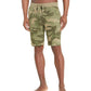 Hanging Enzyme Wash Waffle Sleep Shorts