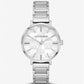 Addyson Silver-Tone Logo Watch