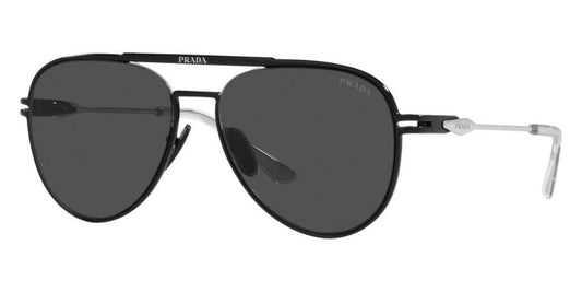 Prada Men's PR-54ZS-1BO5S0 Fashion 57mm Matte Black Sunglasses
