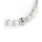 Men's Sterling Silver Signature Howlite Bead Stretch Bracelet