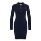 Michael Michael Kors Long-Sleeved Polo Dress