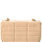 CELINE Monochrome Quilted Leather Shoulder Bag