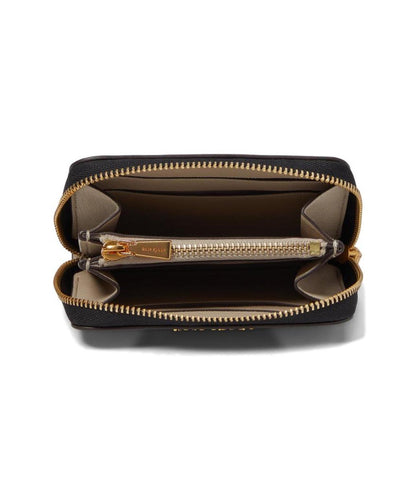 Morgan Color-Blocked Saffiano Leather Zip Card Case