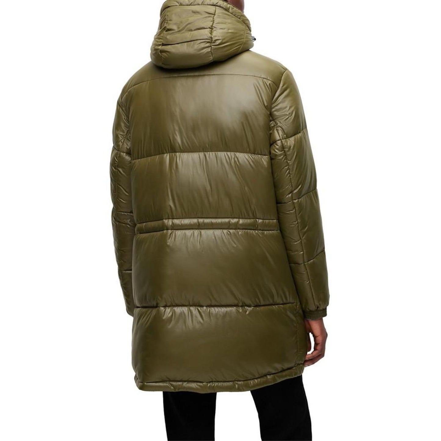 Men's Water-Repellent with Logo Patch Padded Jacket