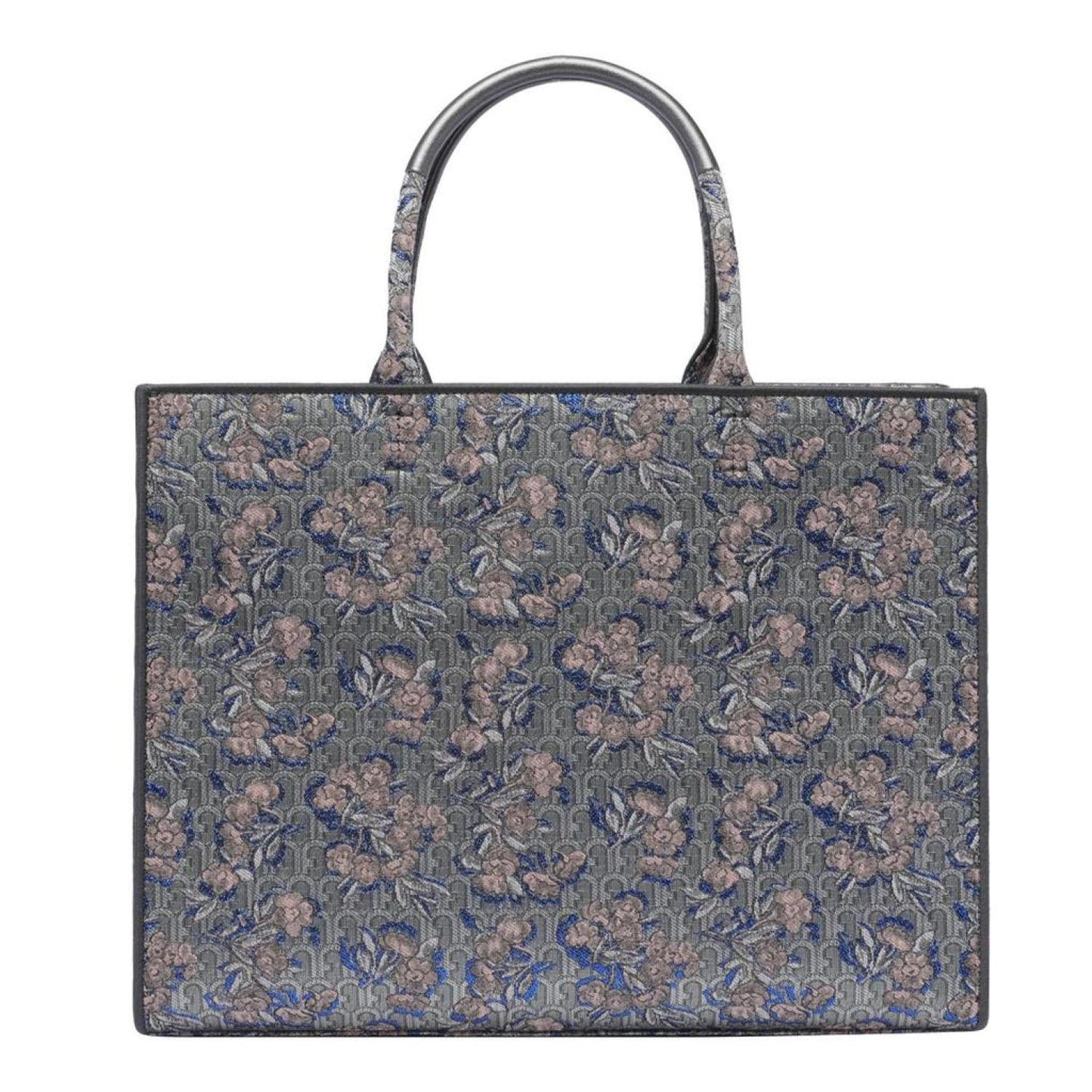 Furla Floral Jacquard Tote Bag
