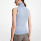 Cashmere Sleeveless Turtleneck