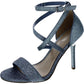 Astrid Womens Ankle Strap Open Toe Heels