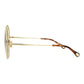 Round-Frame Metal Sunglasses