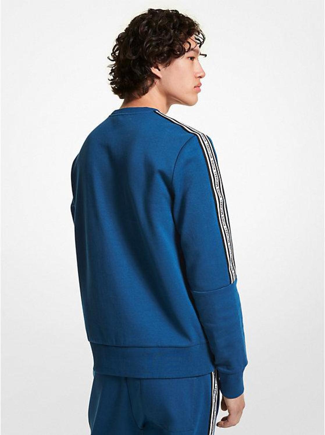 Logo Tape Cotton Blend Sweatshirt