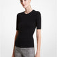 Cashmere Three-Quarter Sleeve Sweater
