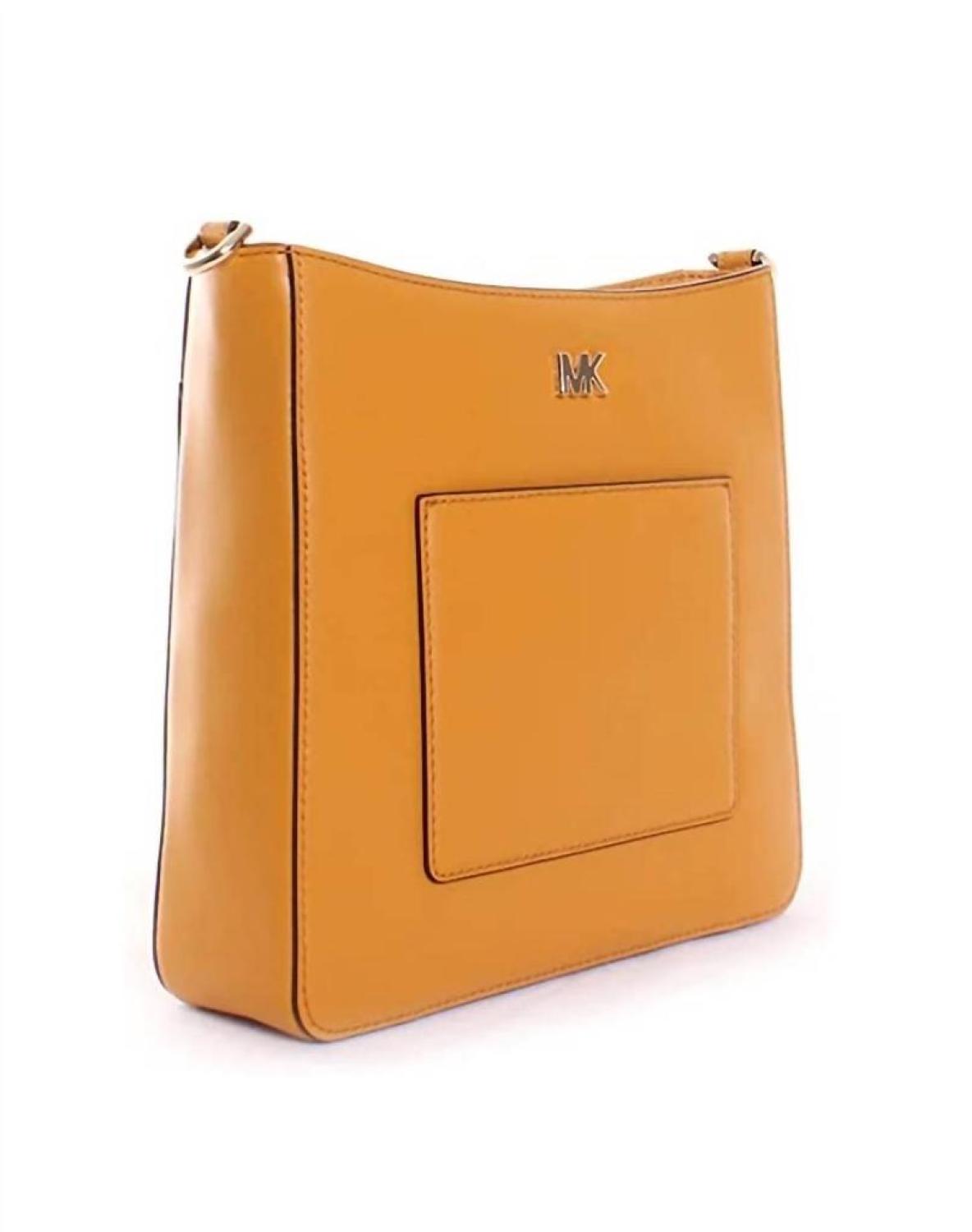 Gloria Pocket Swing Pack Crossbody In Marigold