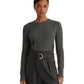 Cable-Knit Puff-Sleeve Sweater