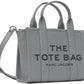 Gray 'The Leather Small' Tote