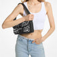 Colby Medium Zebra Print Calf Hair Shoulder Bag