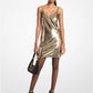 Sequined Mesh Tank Dress