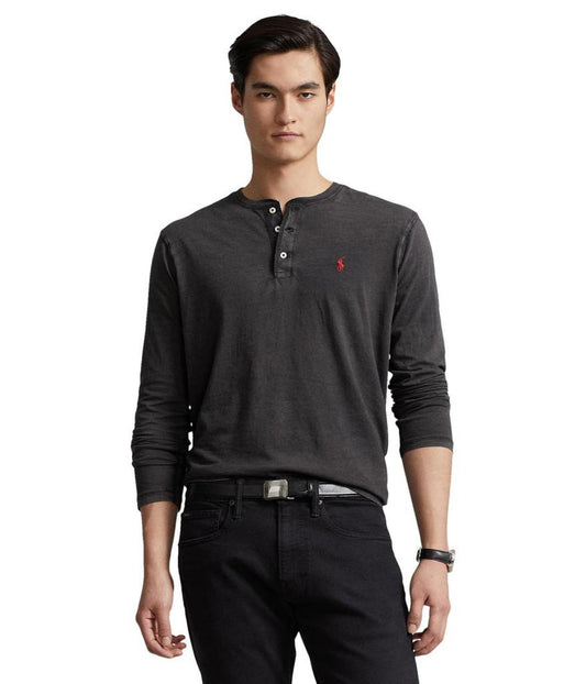 Slub Jersey Henley Shirt