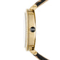 Women's Parker Quartz Three-Hand Leopard Print Calf Hair Watch 39mm