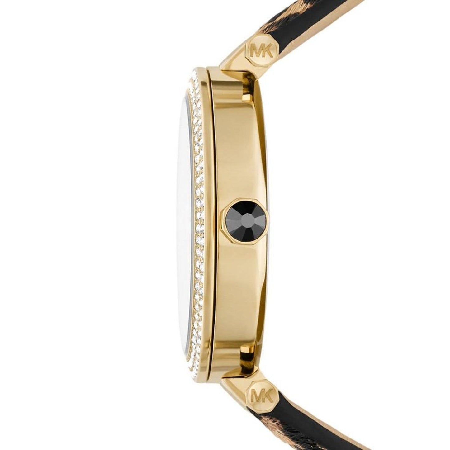 Women's Parker Quartz Three-Hand Leopard Print Calf Hair Watch 39mm