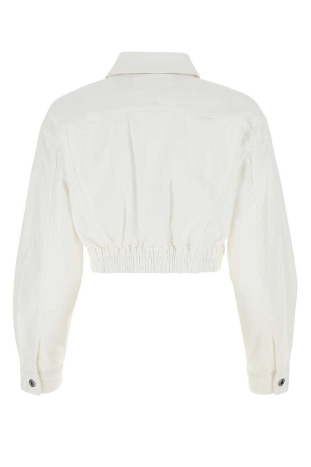 Michael Michael Kors Buttoned Cropped Denim Jacket