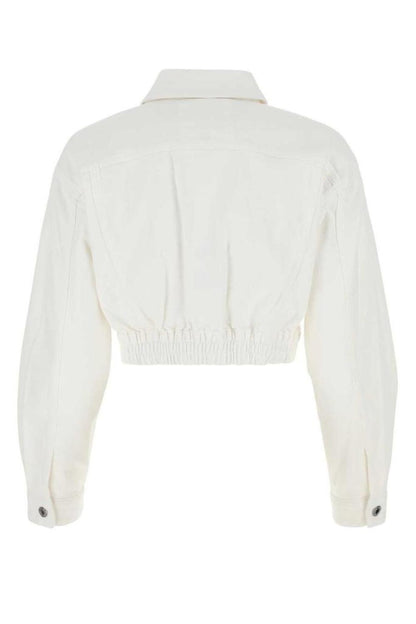 Michael Michael Kors Buttoned Cropped Denim Jacket