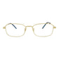 Square-Frame Titanium Optical Frames