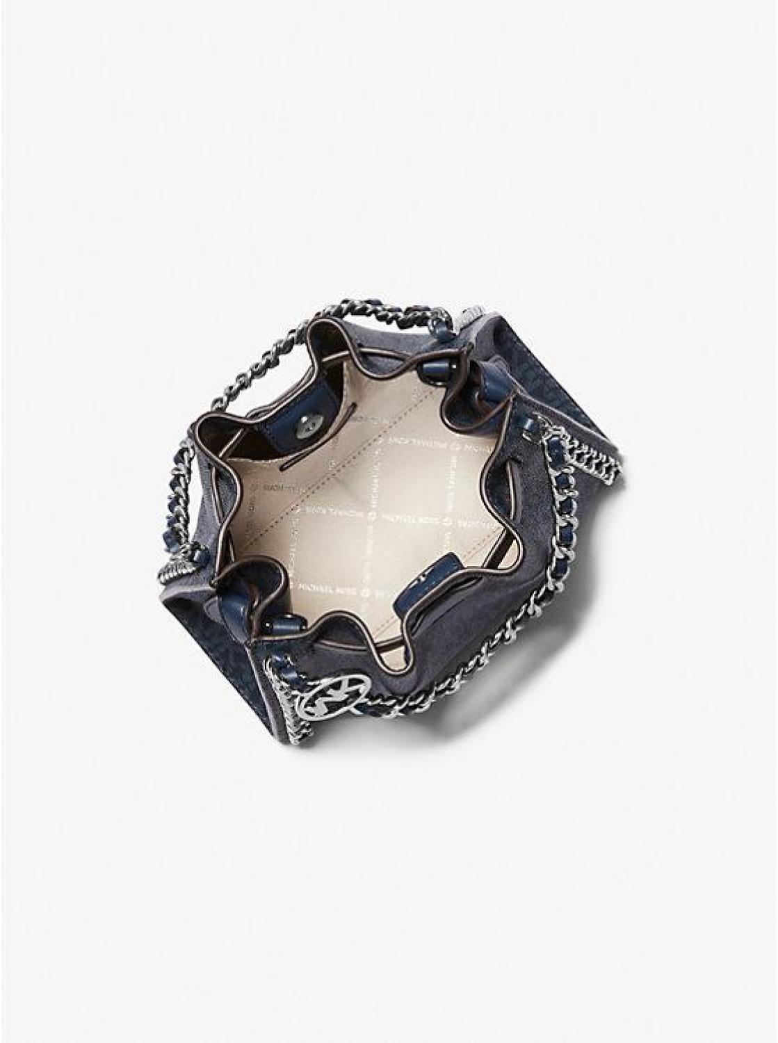 【MUCENT】 MAIN SYMBOL L LOGO 3WAY CHAIN MINI CROSS BAG MUCENT - MAIN SYMBOL METAL LOGO 3WAY CHAIN MINI CROSS BAG
