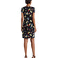 Petite Floral Stretch Jersey Short Sleeve Dress
