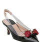 Gucci Eleanor Strawberry Plexi Heels