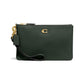 Polished Pebble Leather Small Wristlet