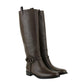 Gucci Women's Interlocking G Leather Knee Boots