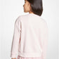 Studded Logo Cotton Sweatshirt