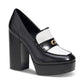 Women's Ilyse Tailored Platform High-Heel Loafer Pumps